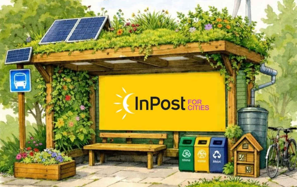 Projekt przystanku InPostforCities - Przystanek Przyszłości - OZE