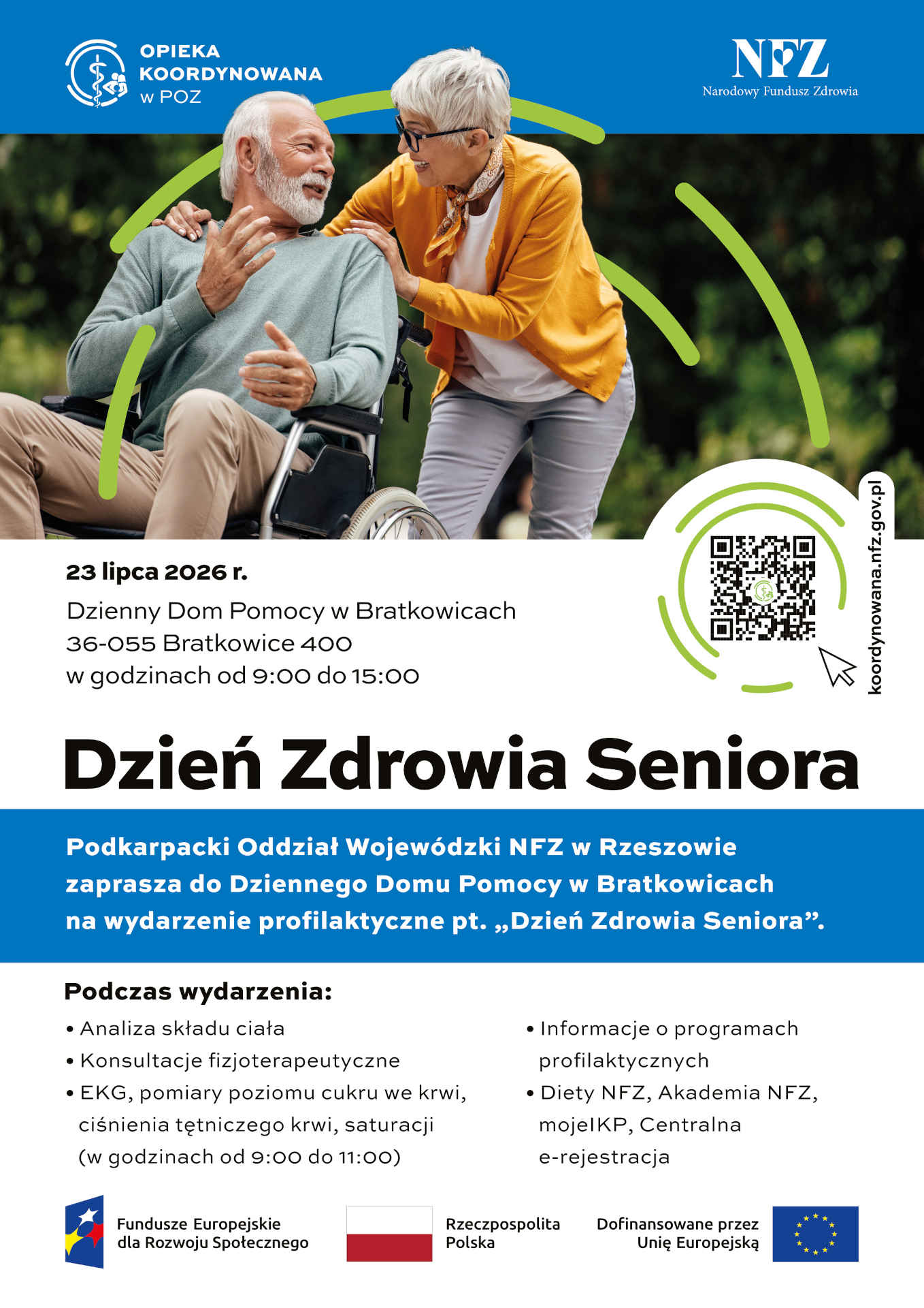 Plakat - Dzień Zdrowia Seniora