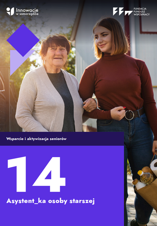 Plakat projektu Asystent_ka osoby starszej