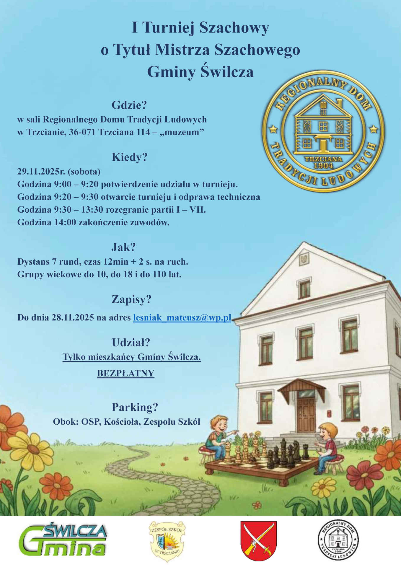 Plakat Turnieju Szachowego