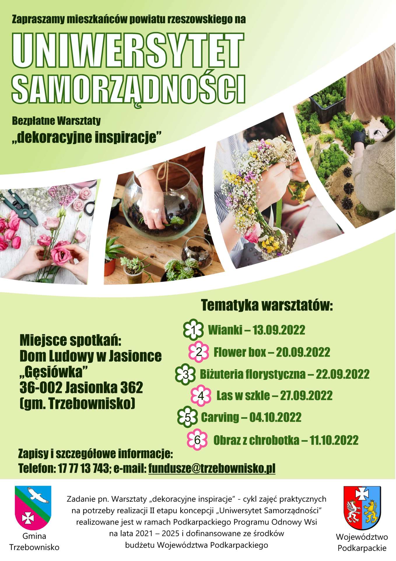 Plakat "dekoracyjne inspiracje"