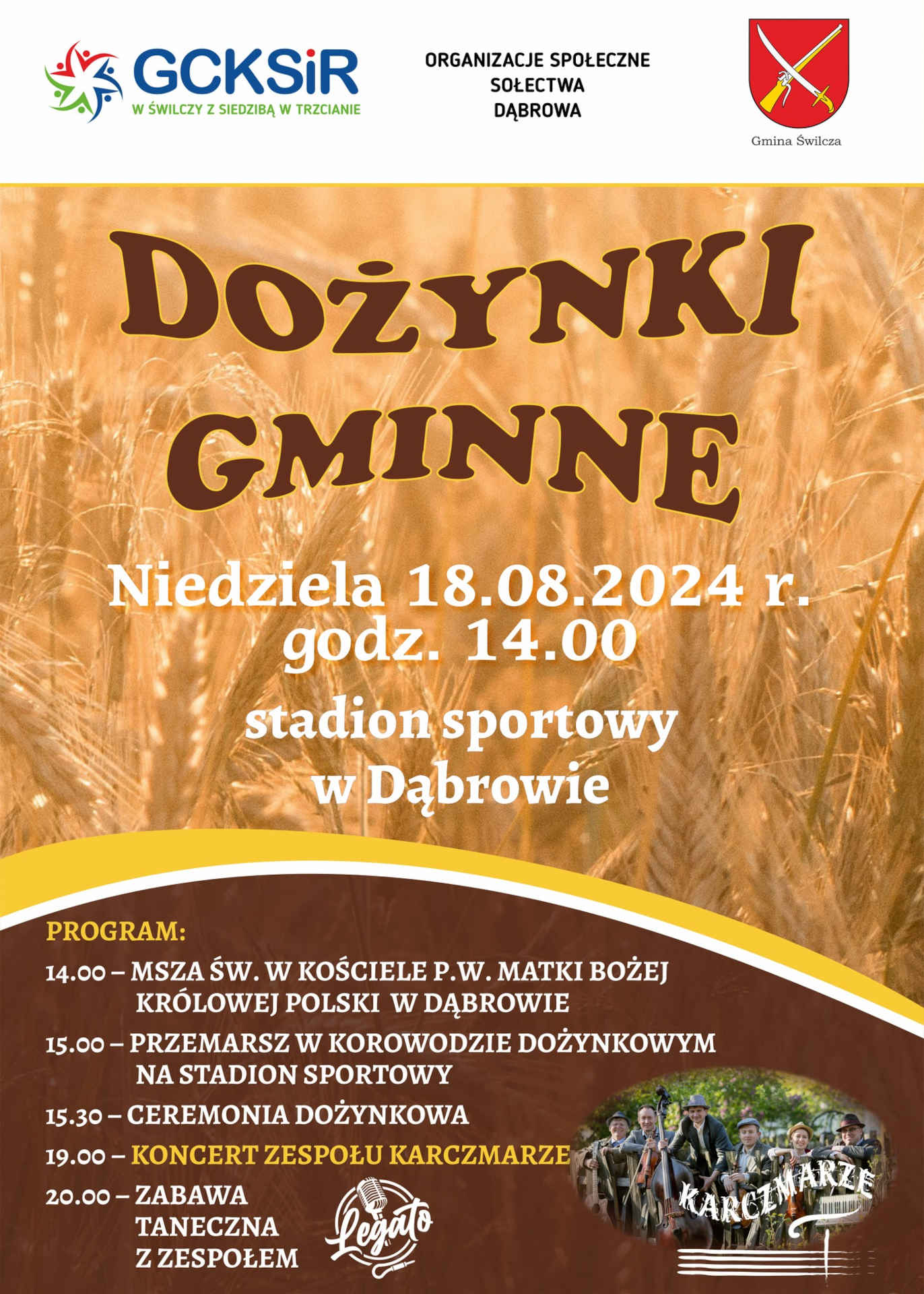 Plakat dożynkowy