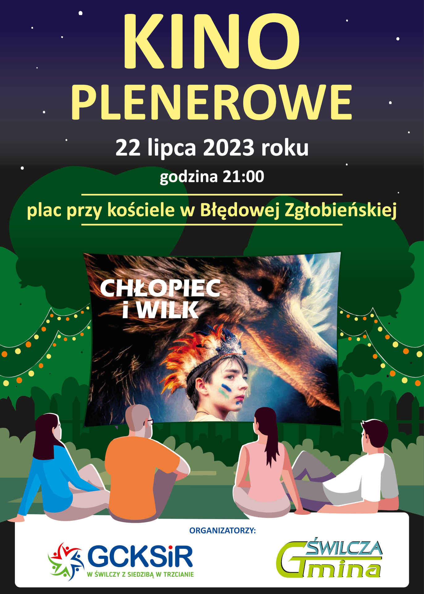 Plakat kino Błędowa Zgłobieńska