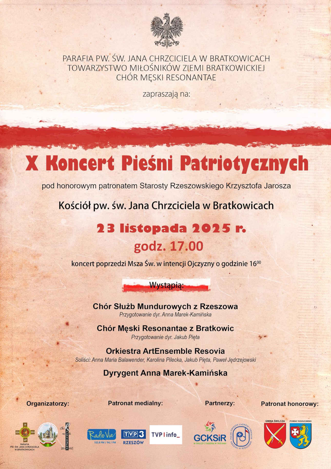 Plakat koncertu
