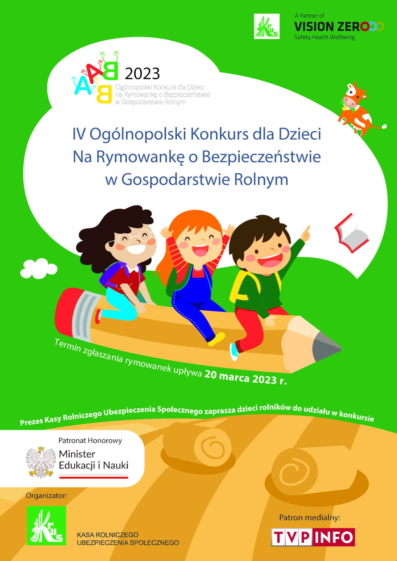 Plakat konkurs na rymowankę