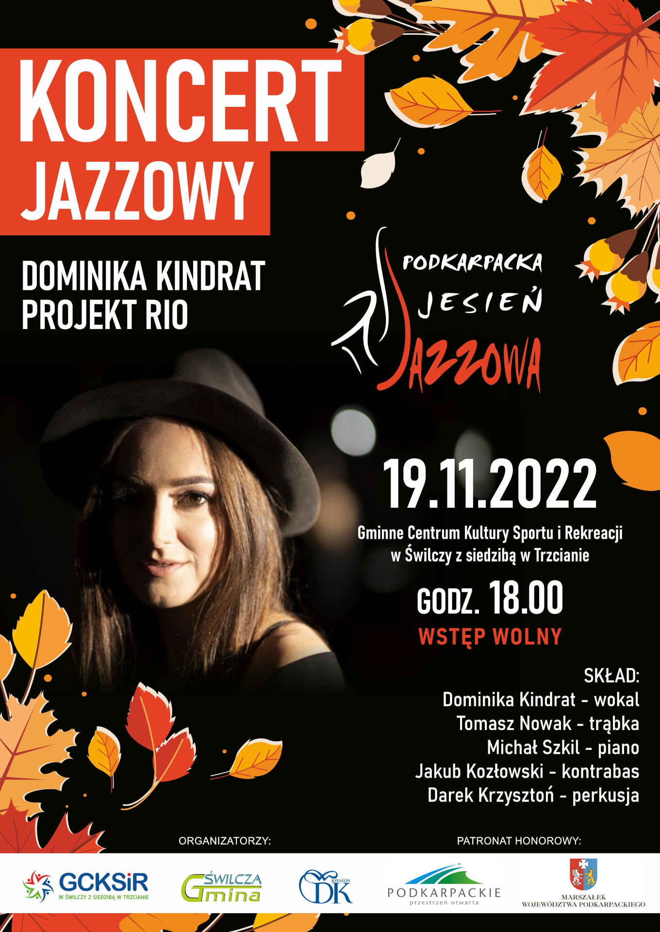Plakat koncertu jazzowego