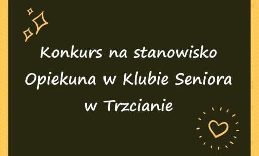 Tablica z napisem Konkurs na stanowisko