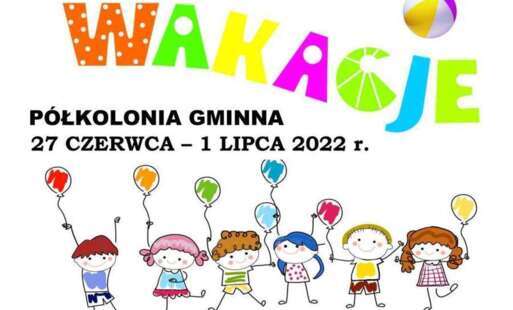 Plakat półkolonii