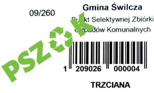 Karta magnetyczna na odpady
