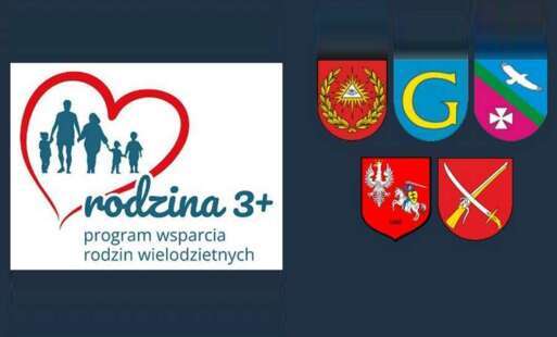 Baner z herbami gmin