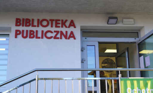 Weście do Biblioteki w Woliczce