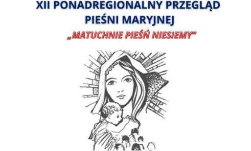 Plakat przeglądu pieśni maryjnej