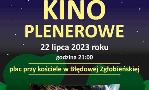 Plakat kino Błędowa Zgłobieńska
