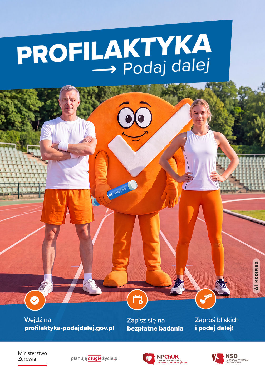 Plakat Profilaktyka - podaj dalej