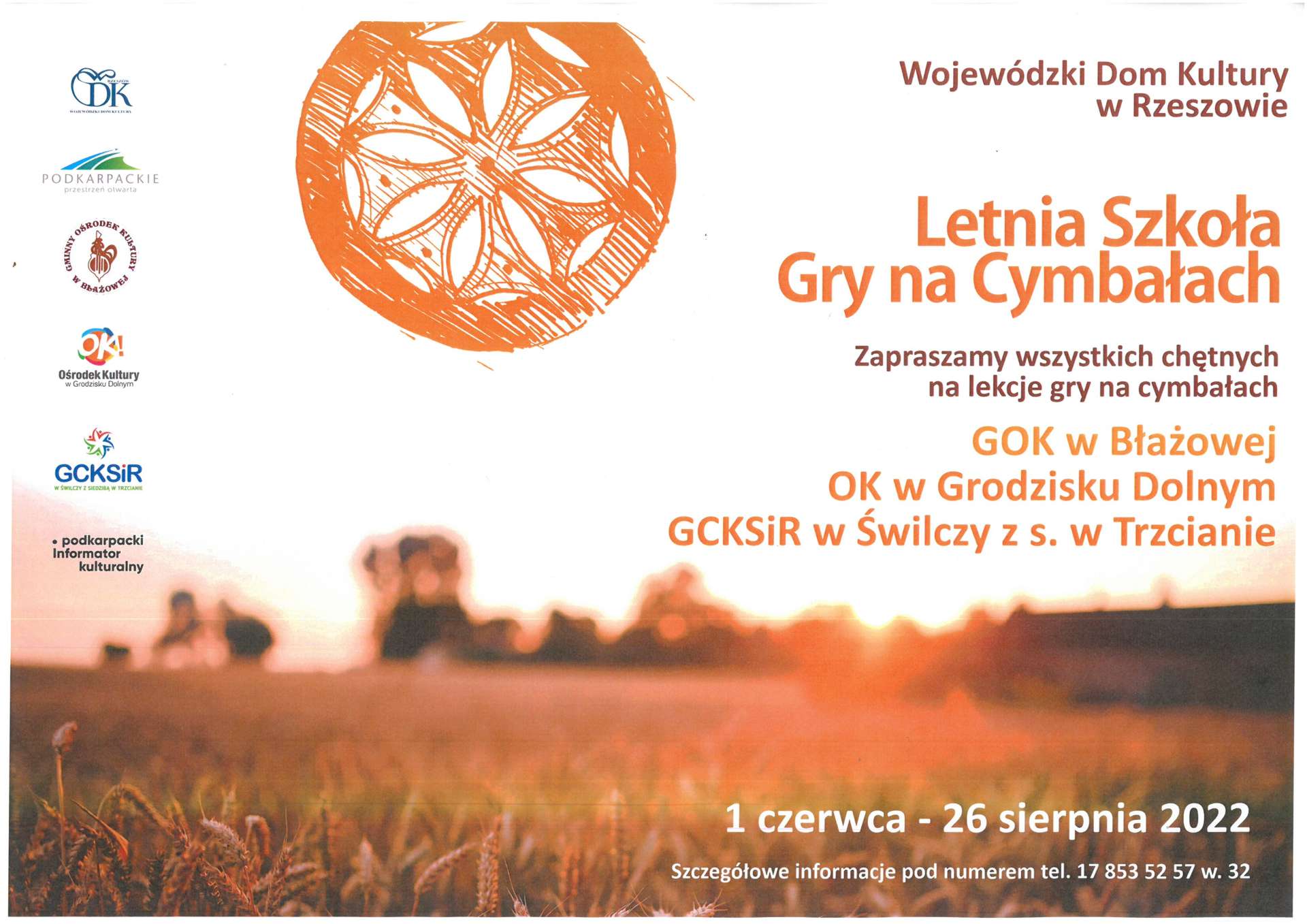 Plakat Gra na Cymbałach