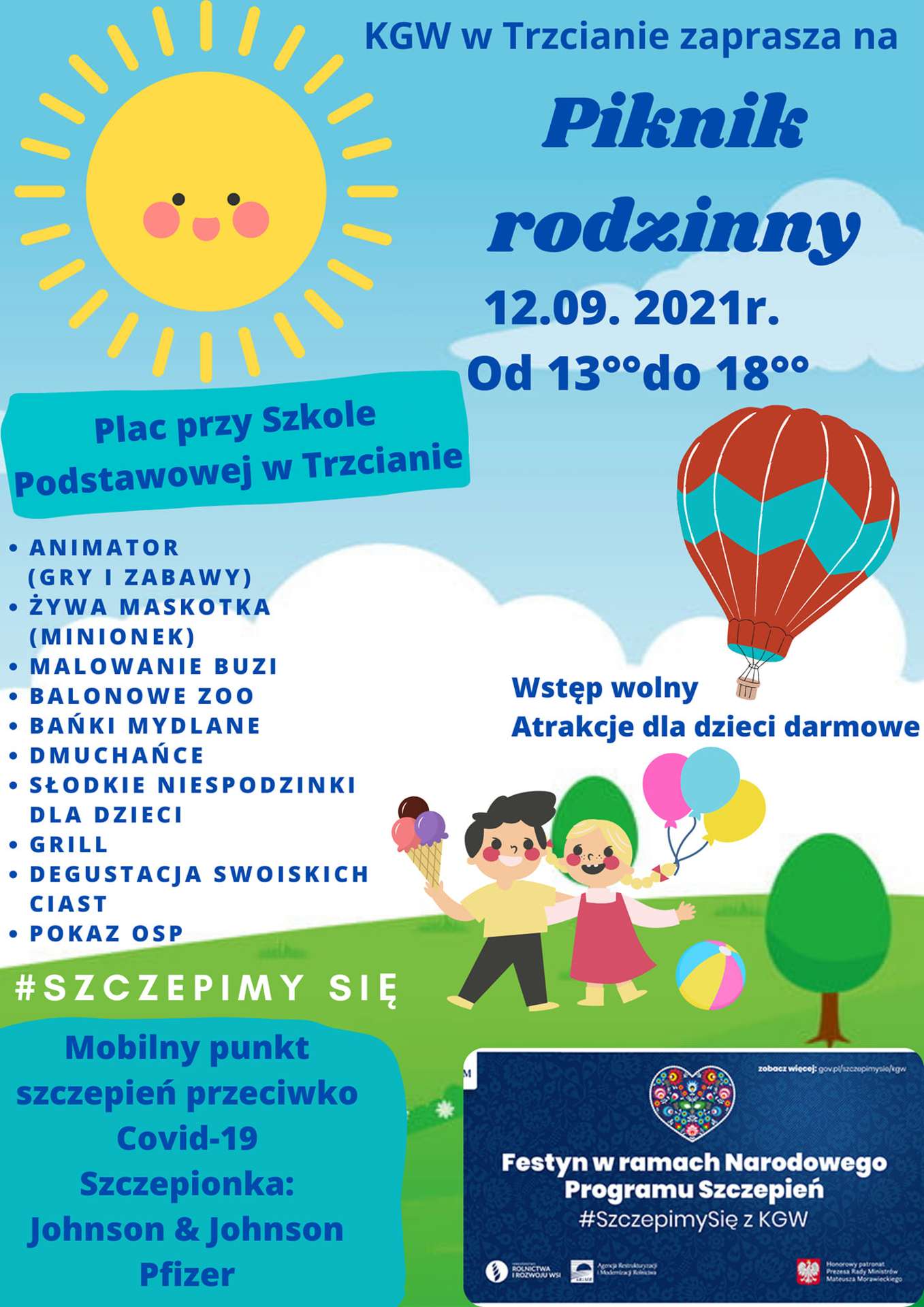 Plakat Piknik rodzinny w Trzcianie
