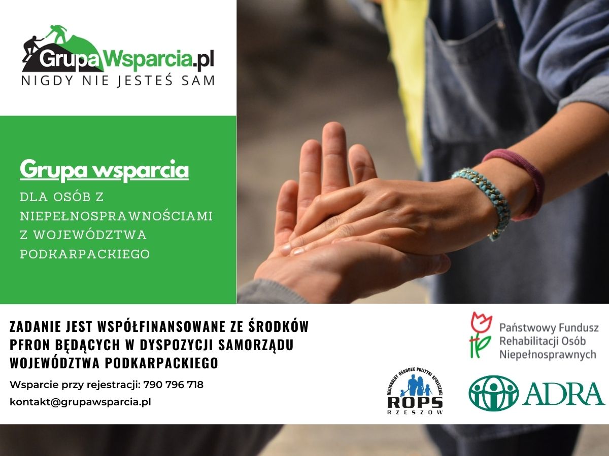 Ulotka grupy wsparcia