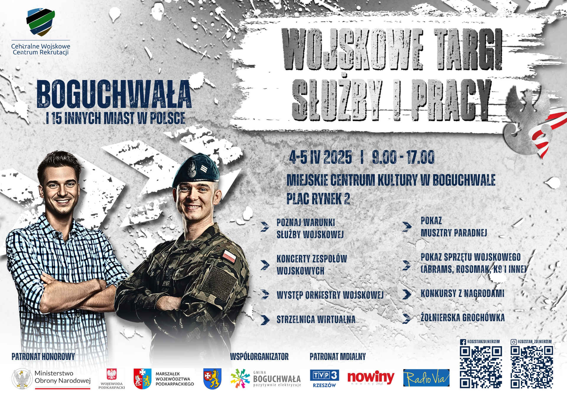 Plakat targów wojskowych