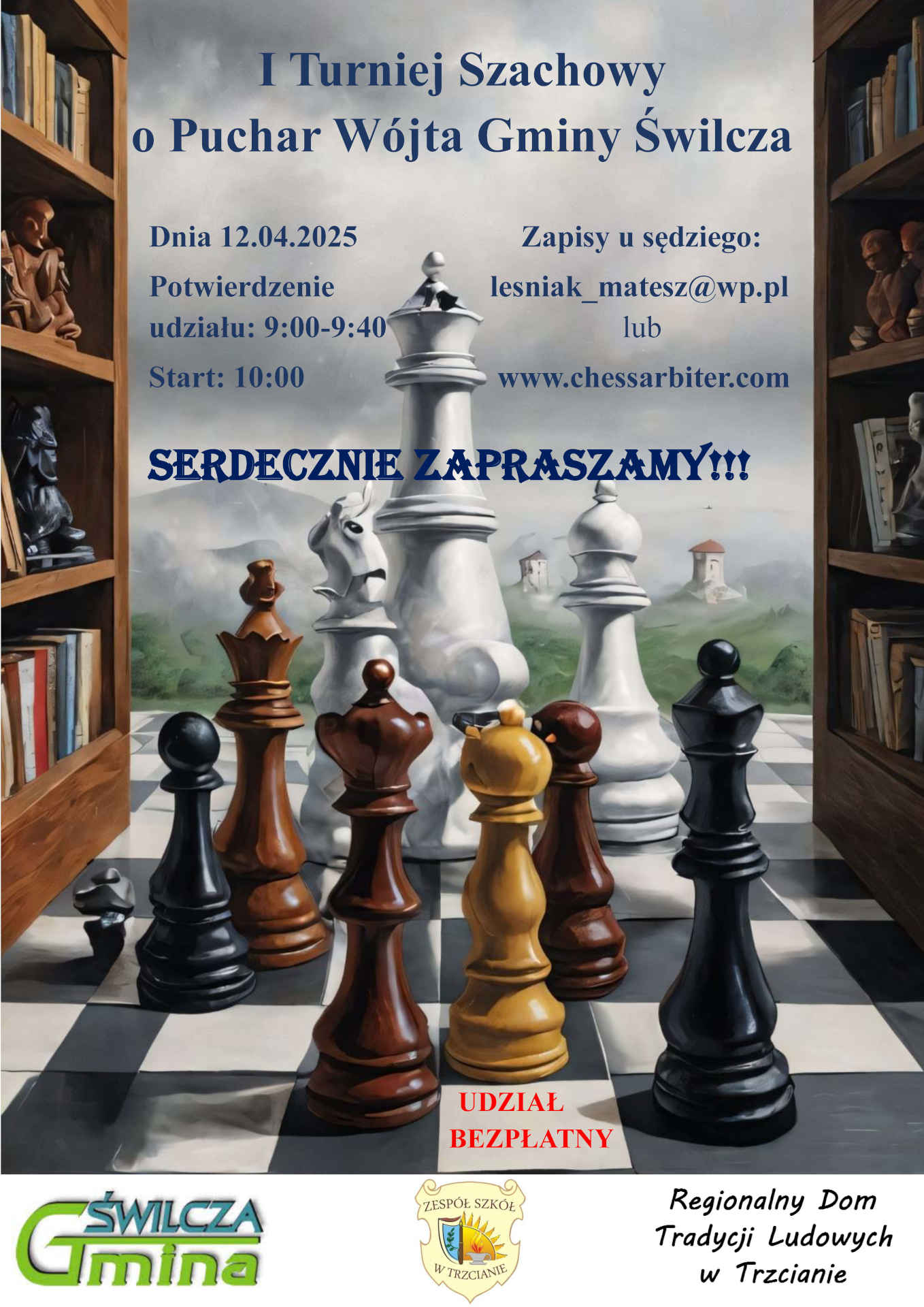 Plakat I Turnieju Szachowego