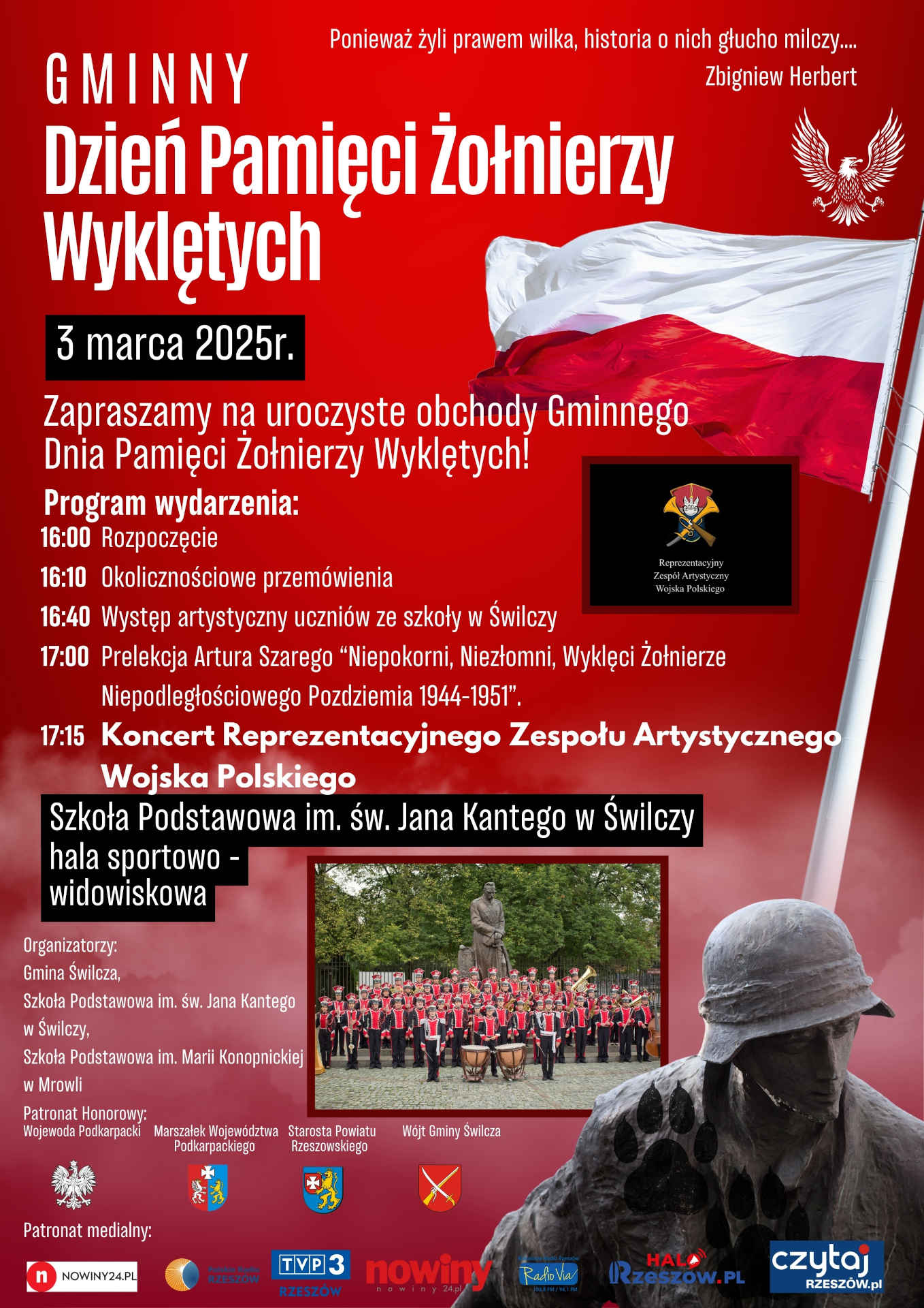 Plakat Dnia Pamięci Żołnierzy Wyklętych