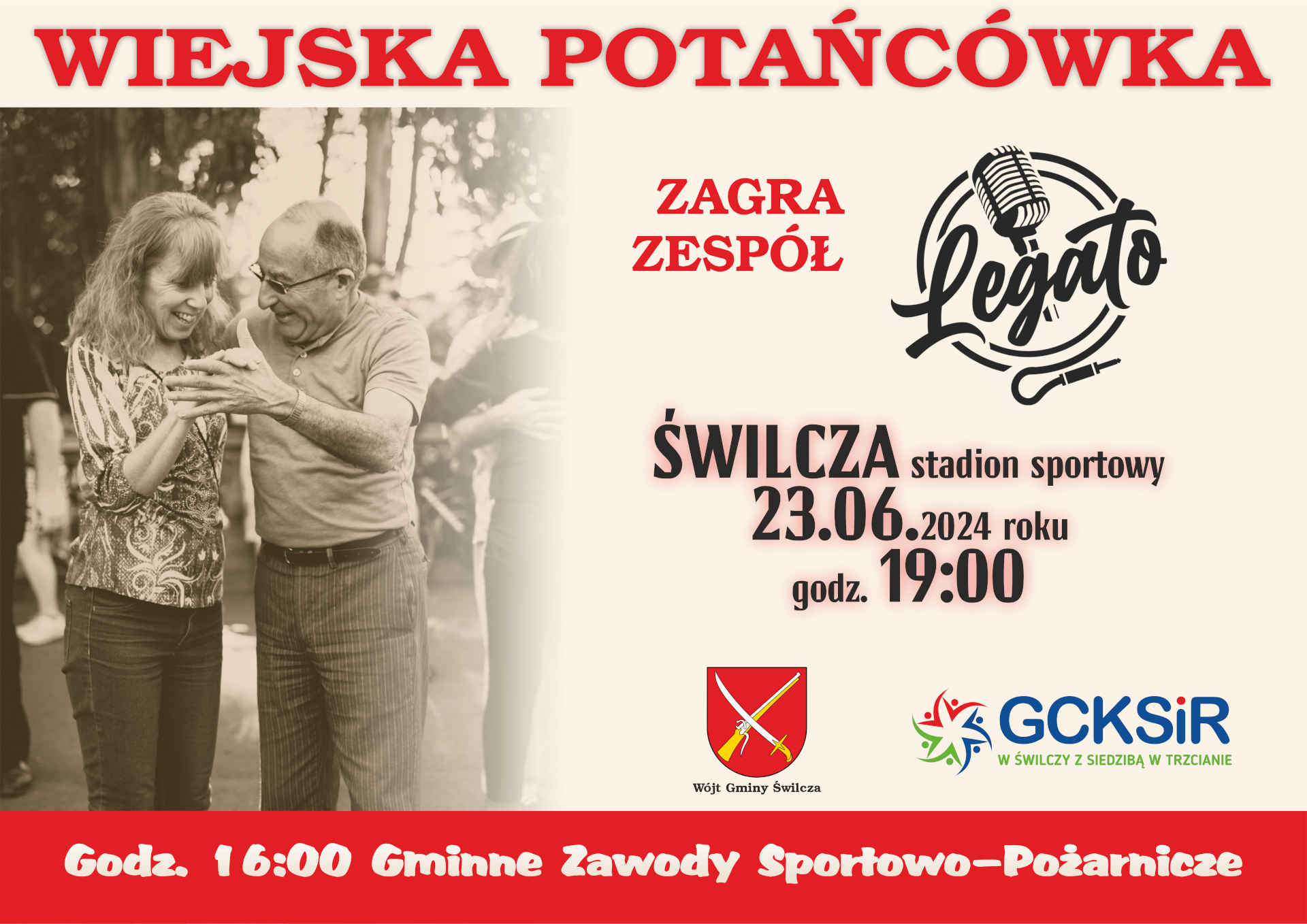 Plakat potańcówki