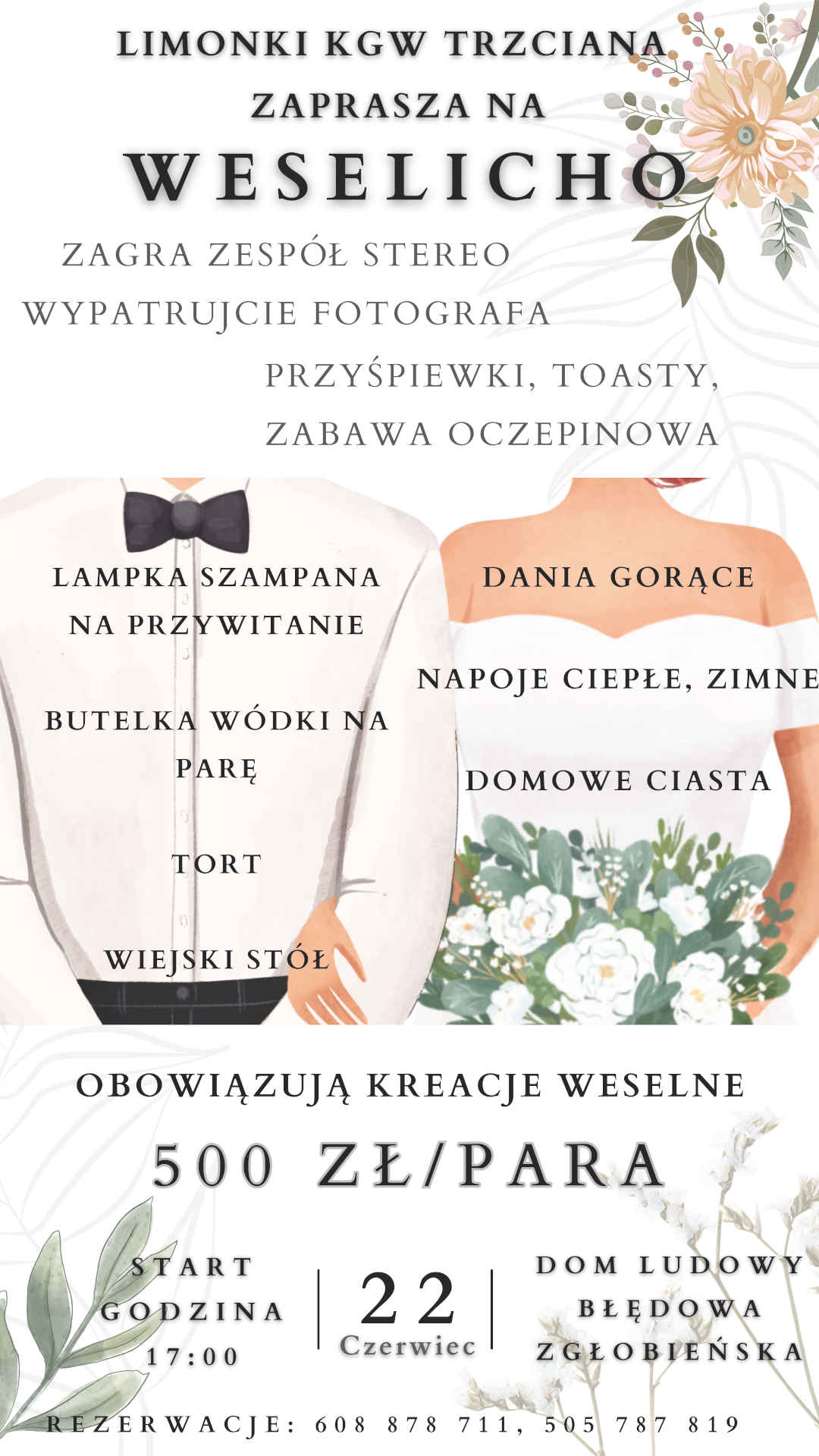 Plakat Weselicho