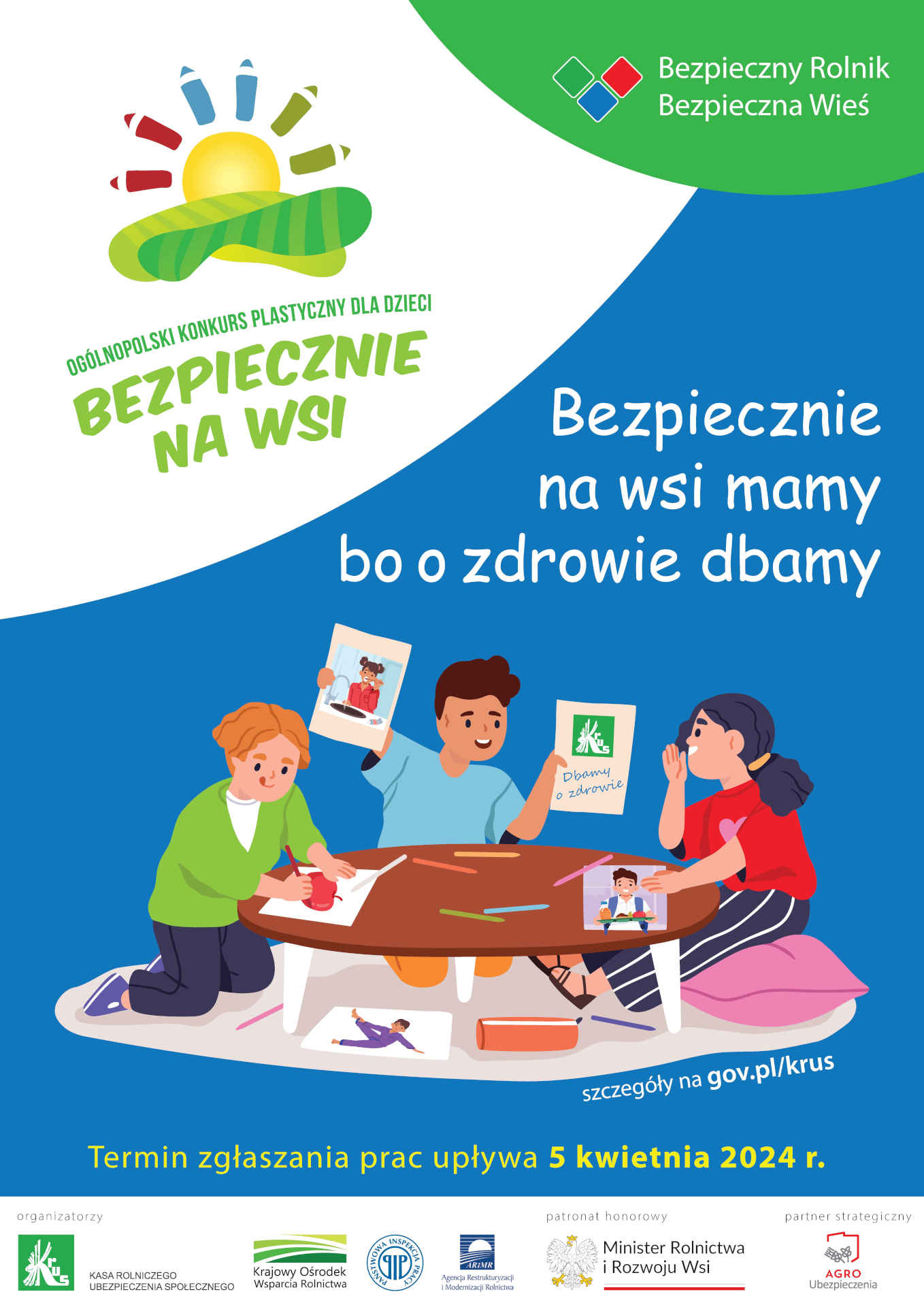 Plakat konkursu KRUS