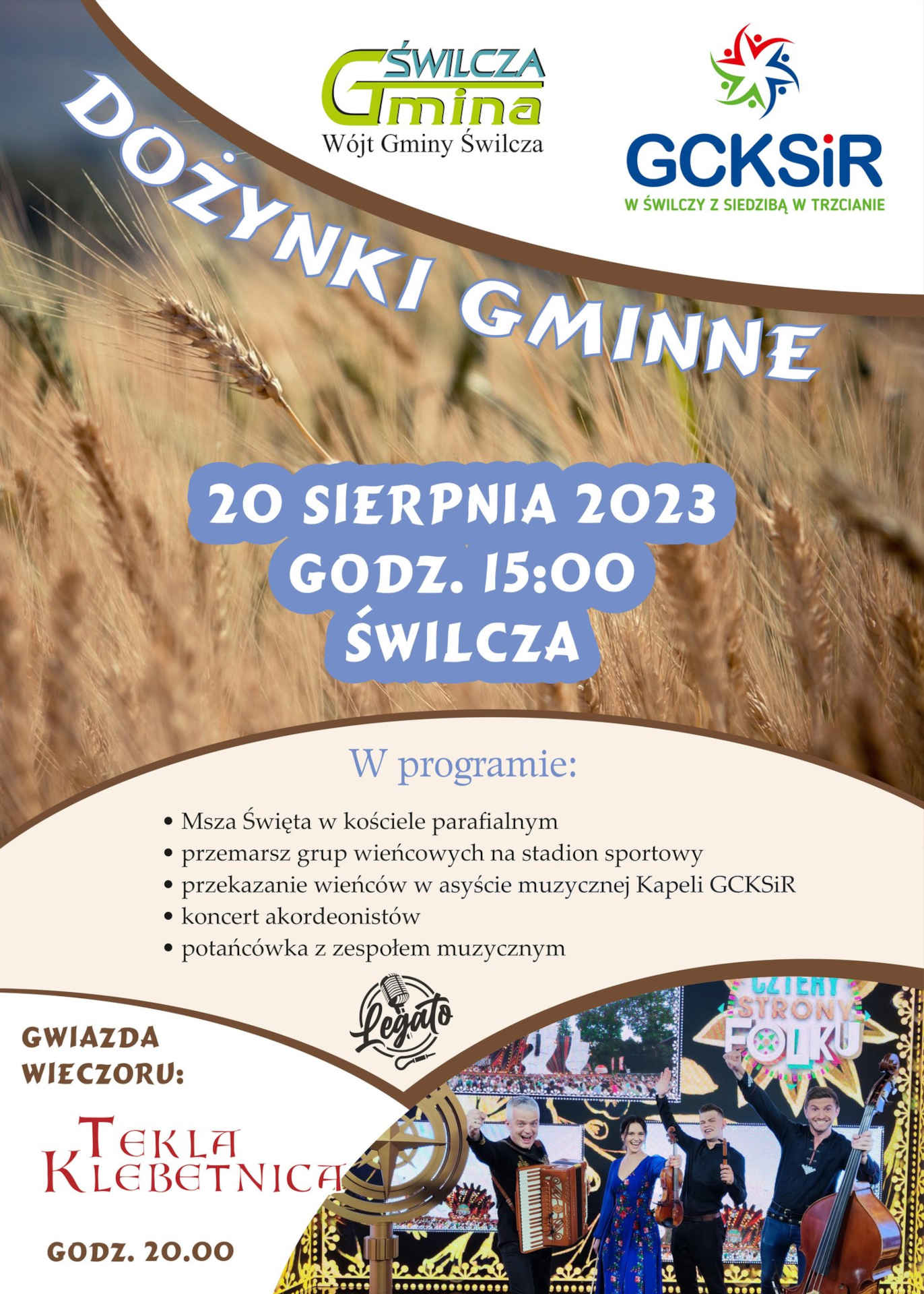 Plakat dożynkowy