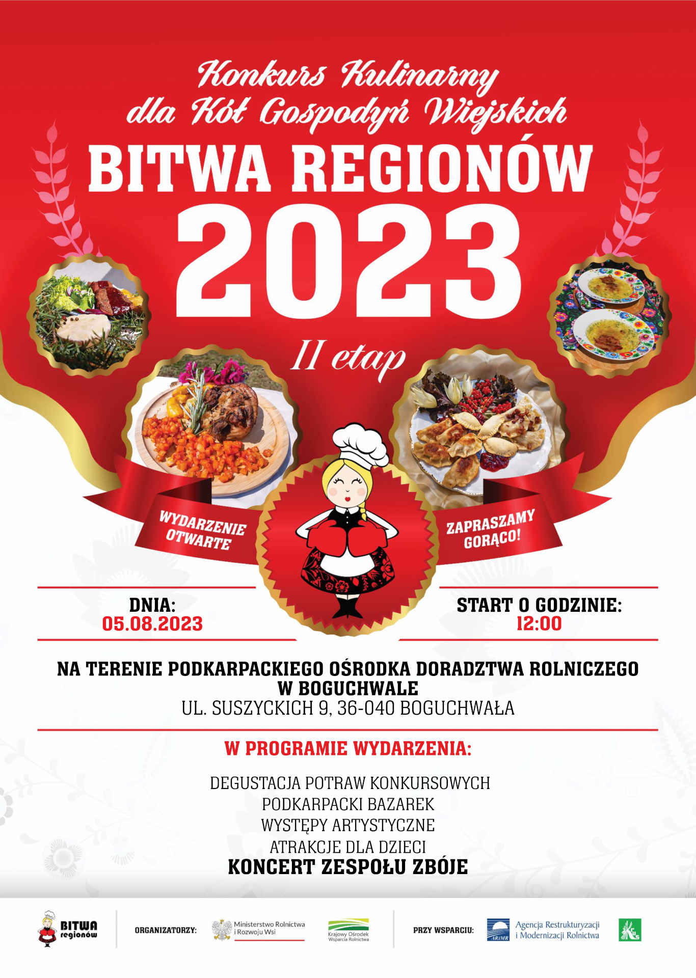 Plakat konkursu kulinrnego