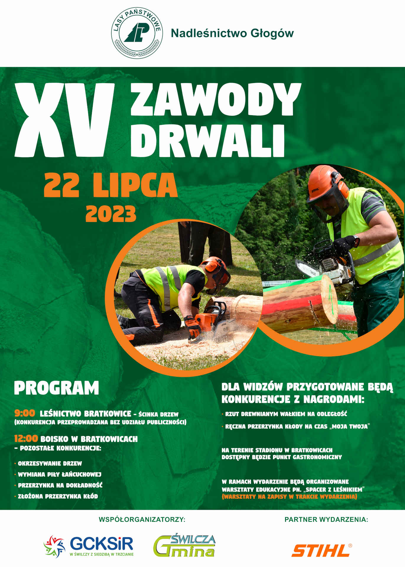 Plakat turniej drwali