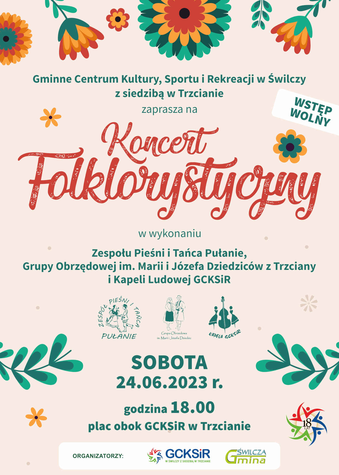 Plakat koncertu
