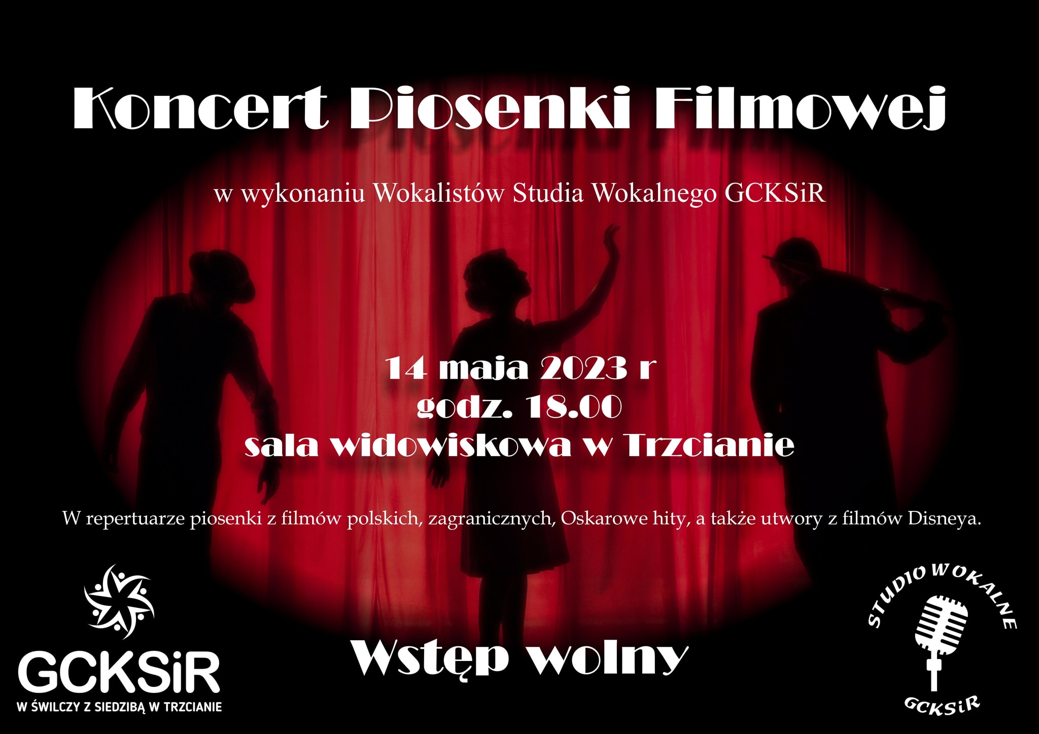 Plakat Koncert Piosenki Filmowej