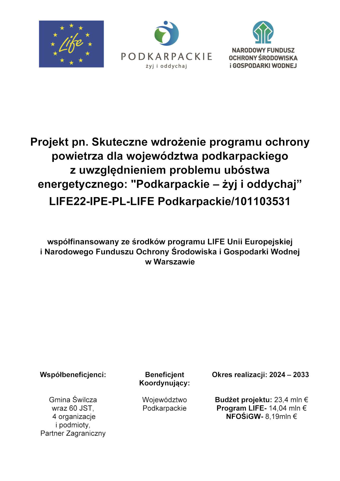 Plakat LIFE I