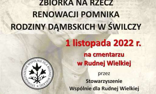 Ulotka zbiórki na renowację