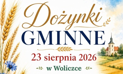 Baner dożynki w Woliczce