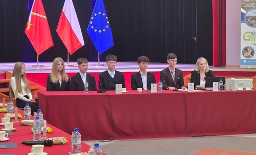 Prezydium nowowybranej Młodzieżowej Rady
