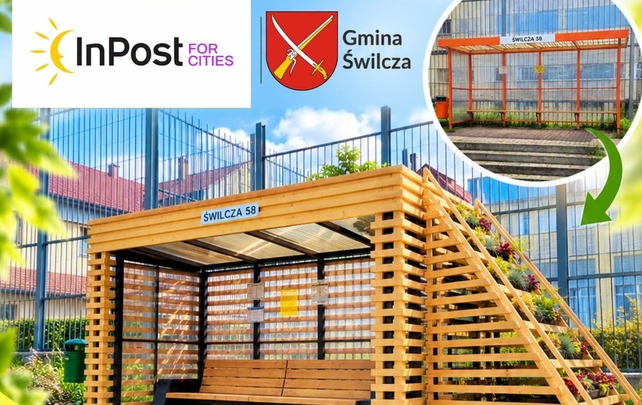Modernizacja przystanku w Świlczy w ramach programu InPost for Cities