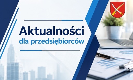 Baner Aktualności dla przedsiębiorców