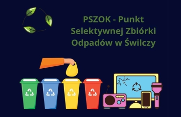 Baner Punktu Selektywnej Zbiórki Odpadów Komunalnych