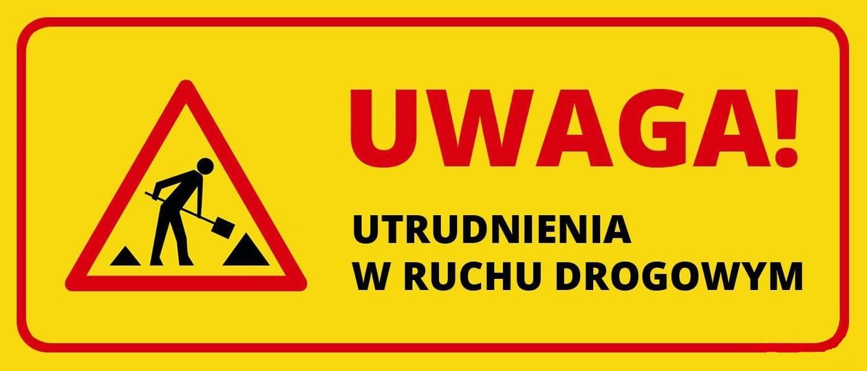 Baner - utrudnienia w ruchu drogowym 