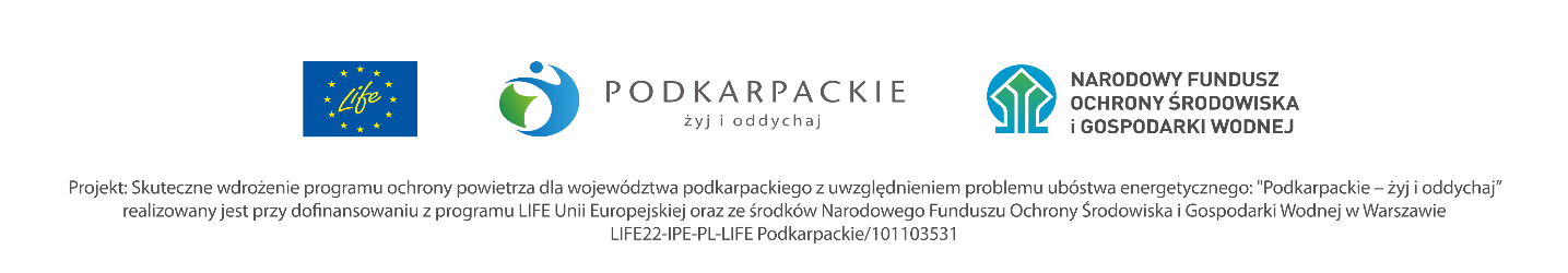 Logo Podkarpackie żyj i oddychaj